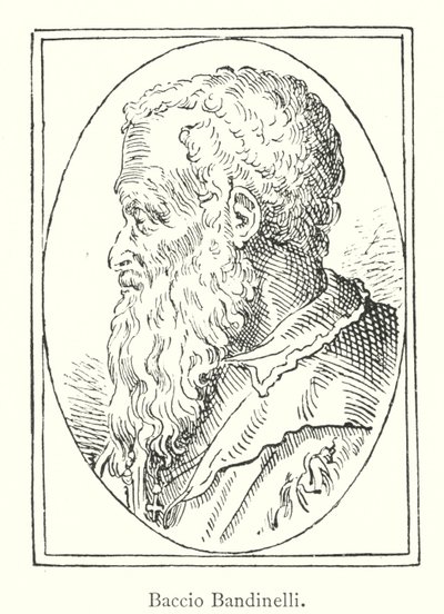 Baccio Bandinelli (kaiverrus) tekijältä Italian School
