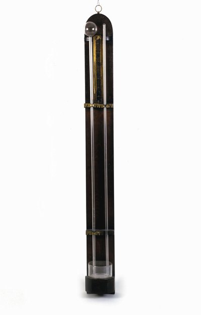 Barometri (elohopeaputki), valmistaja Evangelista Torricelli tai Toricelli (1608 - 1647). Tiede- ja teknologiamuseo. Milano tekijältä Italian School