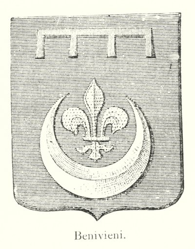Benivieni (kaiverrus) tekijältä Italian School