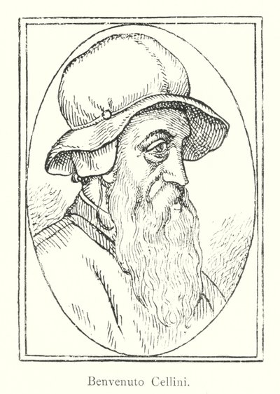Benvenuto Cellini (kaiverrus) tekijältä Italian School