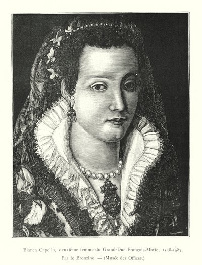 Bianca Capello, suurherttua Francois-Marien toinen vaimo tekijältä Italian School