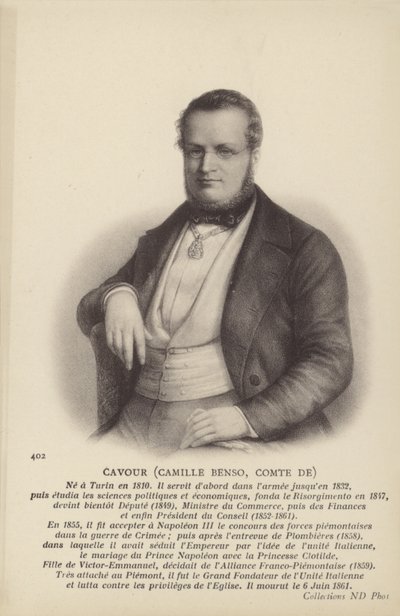Camillo Benso tekijältä Italian School