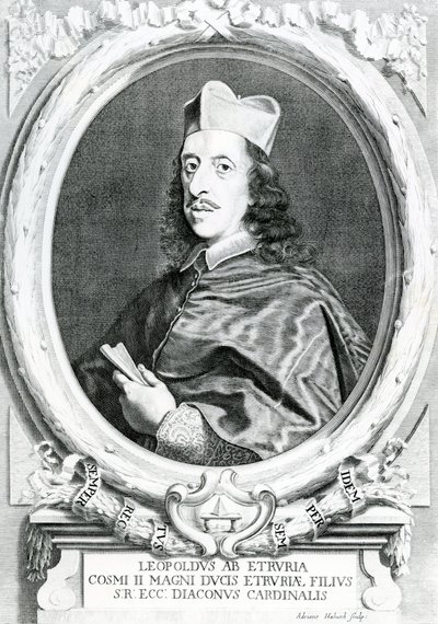 Kardinaali Leopold de Medici (1617-1675) tekijältä Italian School