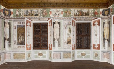 Caryatids Room: Metamorphoses by Ovid (fresko) tekijältä Italian School