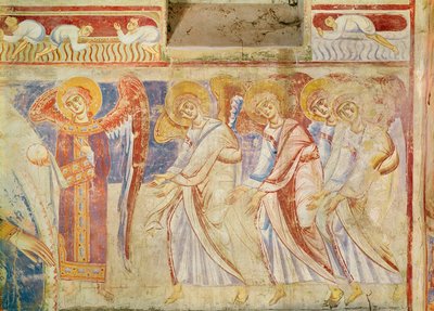 Yksityiskohta viimeisestä tuomiosta, n. 1075-1100 tekijältä Italian School