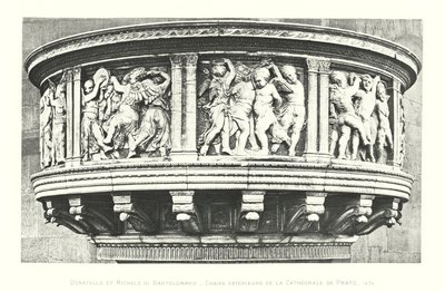Donatello ja Michele di Bartolommeo, Chaire Exterieure de la Cathedrale de Prato tekijältä Italian School