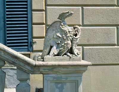 Kotka ja harja, Villa di Celle tekijältä Italian School