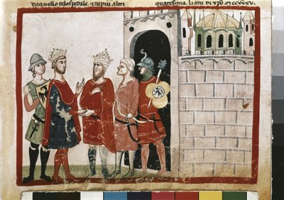 FRIEDRICH II: Fredrik saapuu Jerusalemiin. tekijältä Italian School