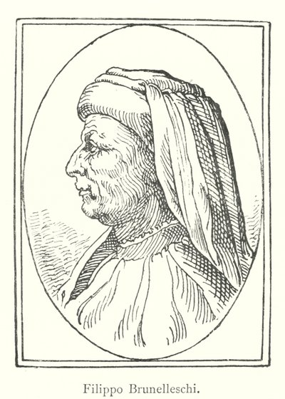 Filippo Brunelleschi (kaiverrus) tekijältä Italian School