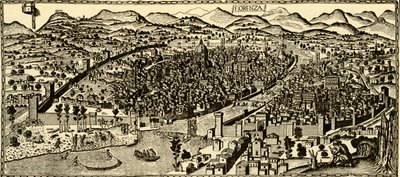 Firenze noin 1490 tekijältä Italian School