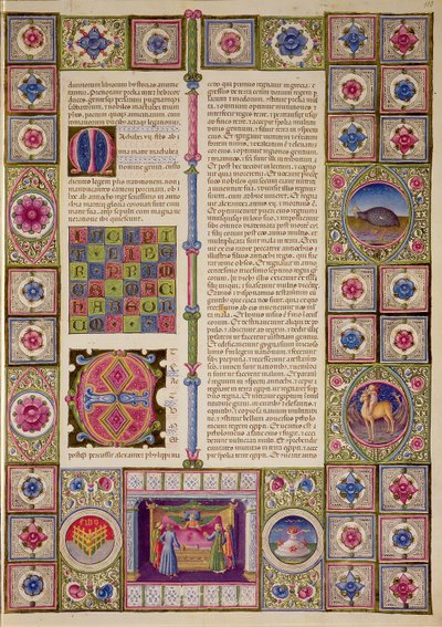 Fol.110r Ensimmäisen Maccabees-kirjan avaaminen Borso d