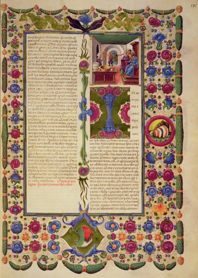 Fol.195r Exodus-kirjan avaussanat Borso d