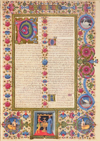 Fol.208r Carta de Sant Pau a Timoteu, de la Bíblia Borso d