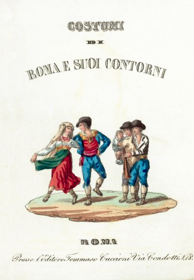 Etukappale (värillinen kaiverrus) tekijältä Italian School