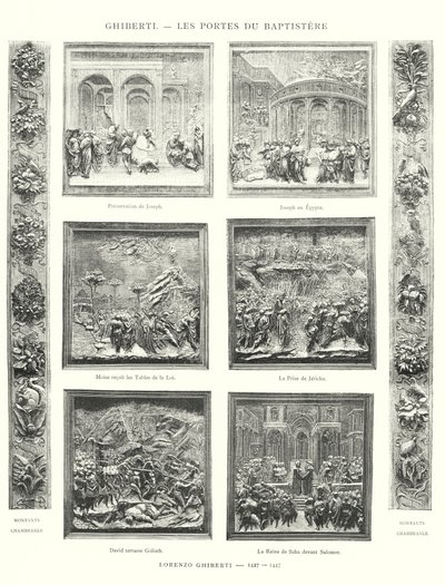 Ghiberti, Kastekappelin ovet, Lorenzo Ghiberti tekijältä Italian School