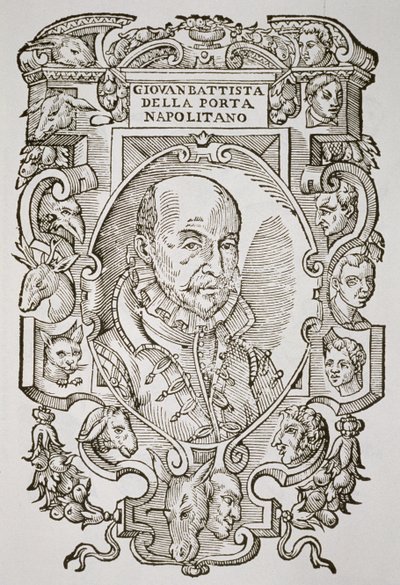 Giovanni Battista della Porta (1535-1615) kirjastaan ​​Delle Celeste Fisionomia, Padova 1616, kuvitettu History of Magicissa, julkaistu 1800-luvun lopulla tekijältä Italian School