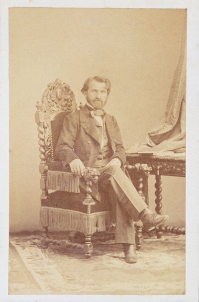 Giuseppe Verdi (1813-1901) n. 1860 (seepiakuva) tekijältä Italian School