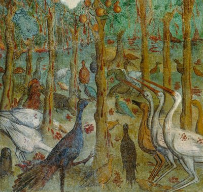 Gli alberi suderanno sangue, (puut hikoilevat verta), yksityiskohta Johanneksen ilmestyksestä tekijältä Italian School