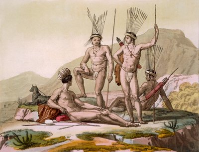 Korah Hottentots of the Cape, noin 1820s30s tekijältä Italian School
