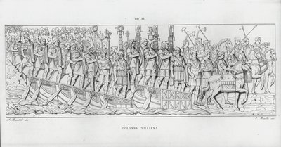 Trajanuksen pylväs, Trajanuksen pylväs (kaiverrus) tekijältä Italian School