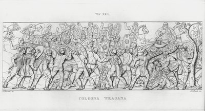 Trajanuksen pylväs, Trajanuksen pylväs (kaiverrus) tekijältä Italian School
