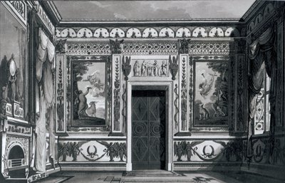 Suuri kreikkalainen salonki, Gaetano Landin Arkkitehtoniset koristeet, 1810 tekijältä Italian School