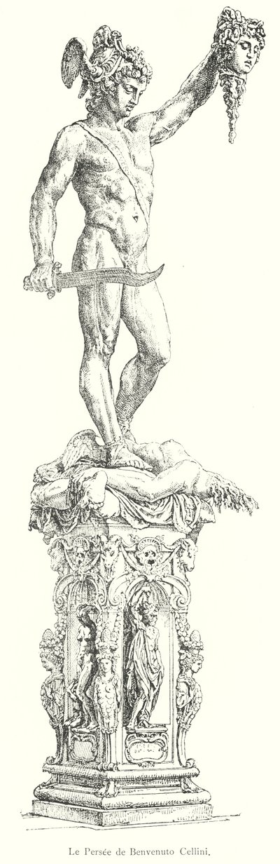 Persee de Benvenuto Cellini (kaiverrus) tekijältä Italian School