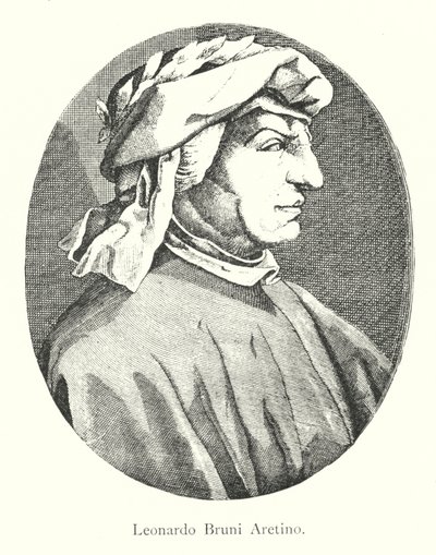 Leonardo Bruni Aretino (kaiverrus) tekijältä Italian School