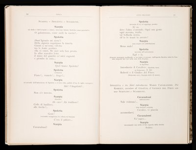 Giacomo Puccinin Toscan libretto, Ricordi Edition, Italia tekijältä Italian School