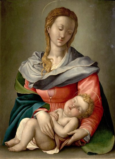 Madonna ja lapsi, n. 1525-40 tekijältä Italian School