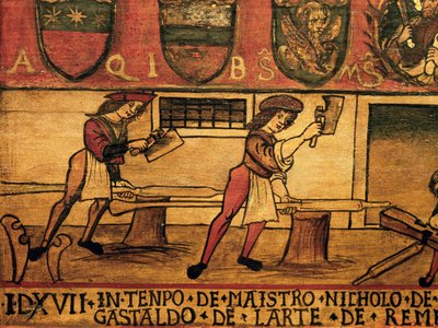 Mariegole (sääntökirja), Art of Oars, Detail, Italia tekijältä Italian School