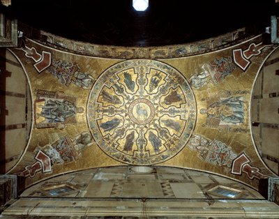 Mosaiikit Scarsellan holvista, vuoden 1202 jälkeen tekijältä Italian School