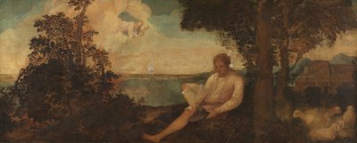 Mooses ja palava pensas, n. 1500-30 tekijältä Italian School