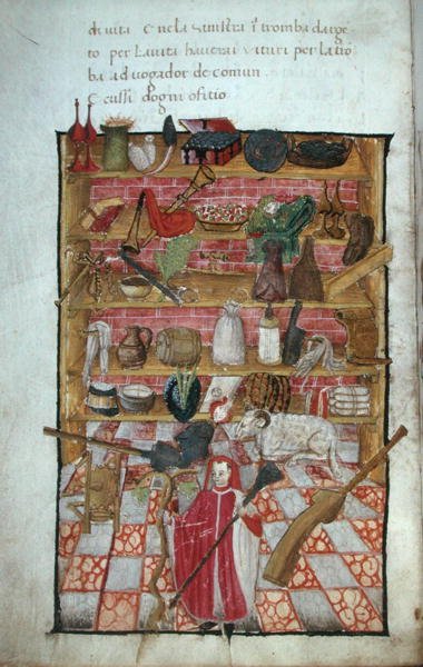 Ms.3368 Miniatyyri teoksesta "Di Artificial Memoria" (vellum) tekijältä Italian School