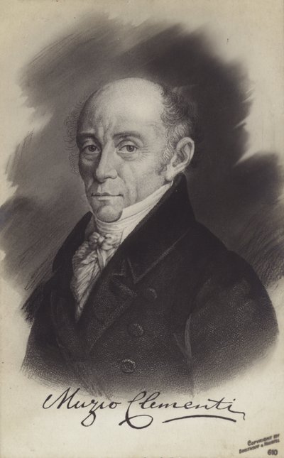 Murzo Clementi, italialainen säveltäjä, pianisti, kapellimestari, musiikin kustantaja ja pianonvalmistaja (1752-1832) tekijältä Italian School
