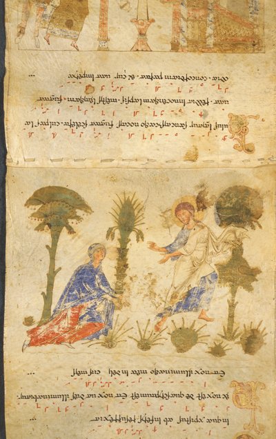Touch Me Not, Exultet Roll, c.1072 (vellum) tekijältä Italian School