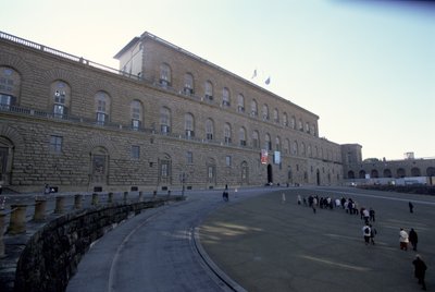 Palazzo Pitti, alkanut noin 1457 tekijältä Italian School