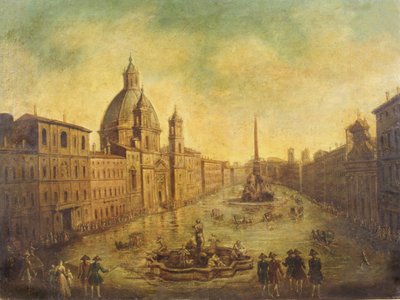 Piazza Navona tulva tekijältä Italian School