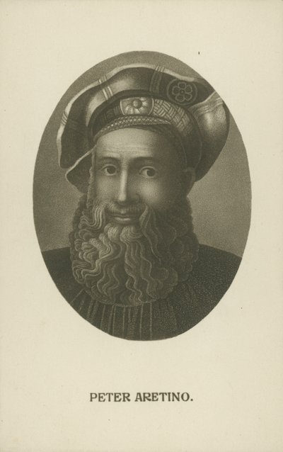 Pietro Aretino tekijältä Italian School