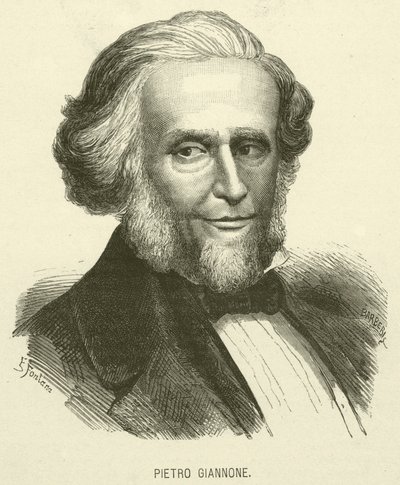 Pietro Giannone (kaiverrus) tekijältä Italian School