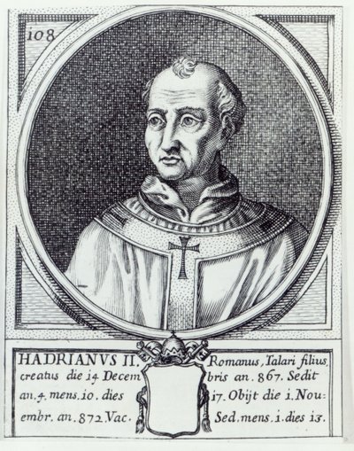 Paavi Hadrianus II tekijältä Italian School