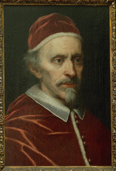 Paavi Innocentus XI, paavi 1676- 1689 ... (öljy kankaalle) tekijältä Italian School