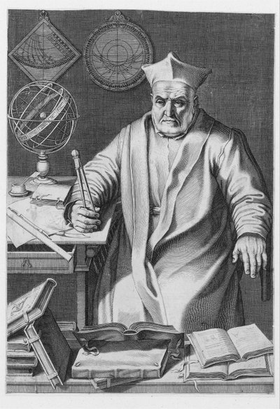 Kardinaali Christopher Claviuksen muotokuva, 1606. tekijältä Italian School