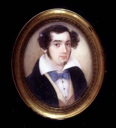 Ciro Menottin (1798 - 1831) muotokuva. Risorgimenton museo. Milano tekijältä Italian School