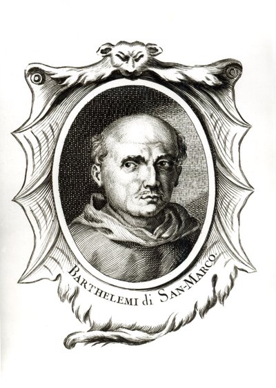 Fran muotokuva. Bartolomeo di San Marco tekijältä Italian School
