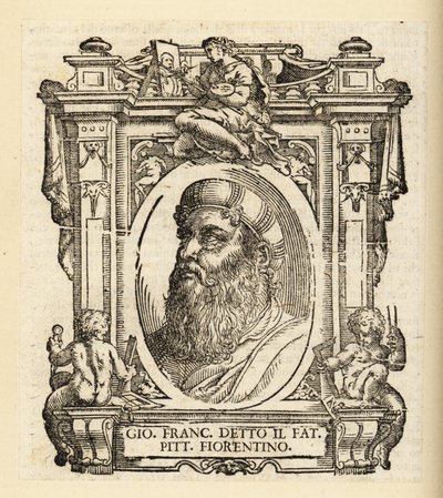 Muotokuva Gianfrancesco Pennistä tai Giovan Francescosta, il Fattore, italialainen taidemaalari, noin 1488-1528 tekijältä Italian School