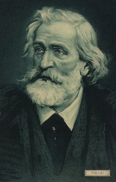 Giuseppe Verdin muotokuva tekijältä Italian School