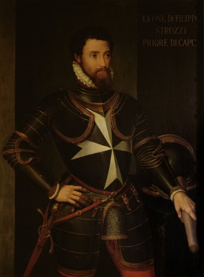 Piero Strozzin (1510-58) muotokuva tekijältä Italian School