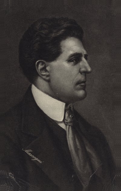 Pietro Mascagnin muotokuva tekijältä Italian School