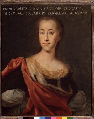 Prinsessa Galitzinen muotokuva tekijältä Italian School